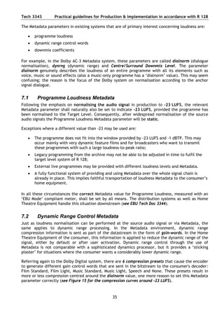 EBU Loudness r128 | PDF