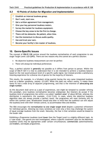 EBU Loudness r128 | PDF