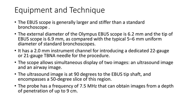 Endobronchial ultrasound - EBUS | PPTX | Lung and Respiratory Health ...