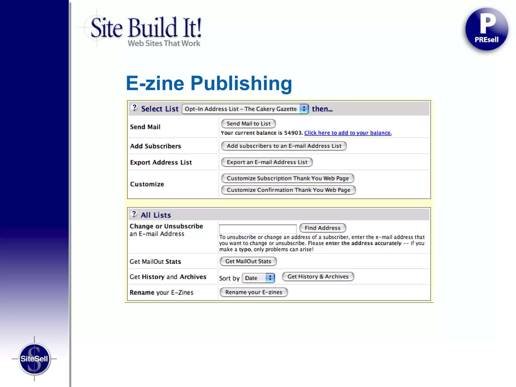 E-zine Publishing
 