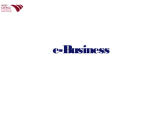e-Business
 