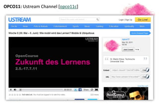 OPCO11: Ustream Channel [opco11c]
 