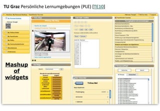 TU Graz Persönliche Lernumgebungen (PLE) [TE10]
 