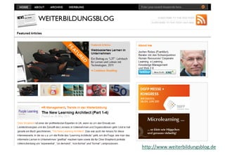 http://www.weiterbildungsblog.de
 