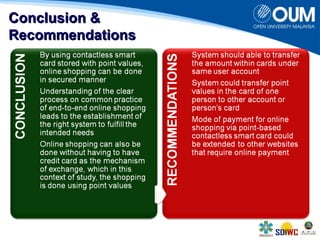 CCoonncclluussiioonn && 
RReeccoommmmeennddaattiioonnss 
 