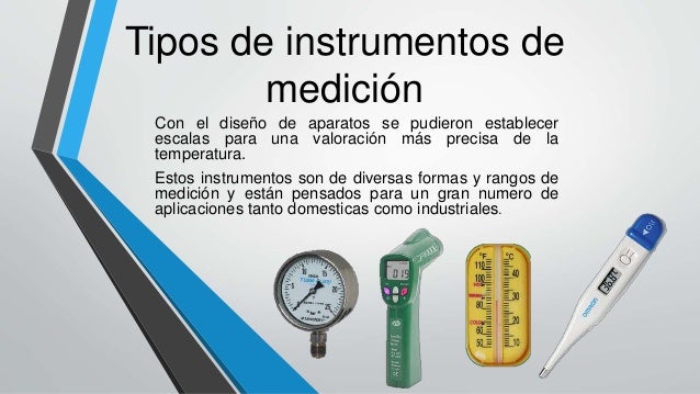 Instrumentos de medición de temperatura