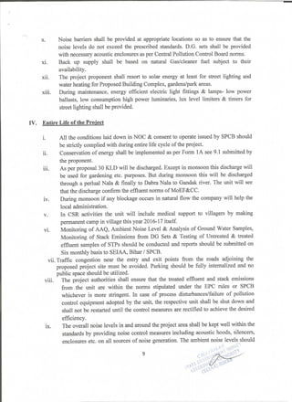 Environment Clearance Letter 