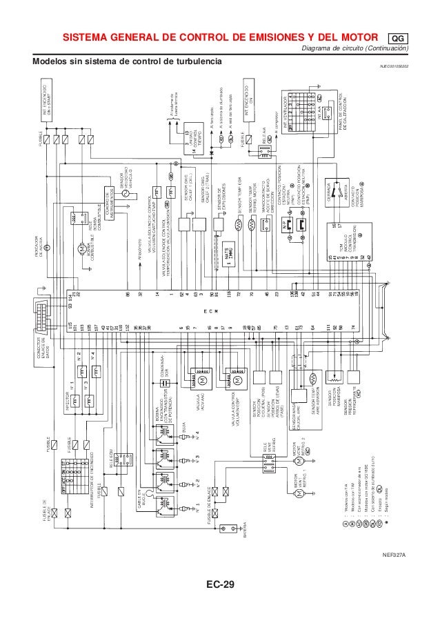 Ec Manual de taller de Nissan almera modelo m16 control del motor