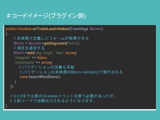 # コードイメージ(プラグイン側)
 