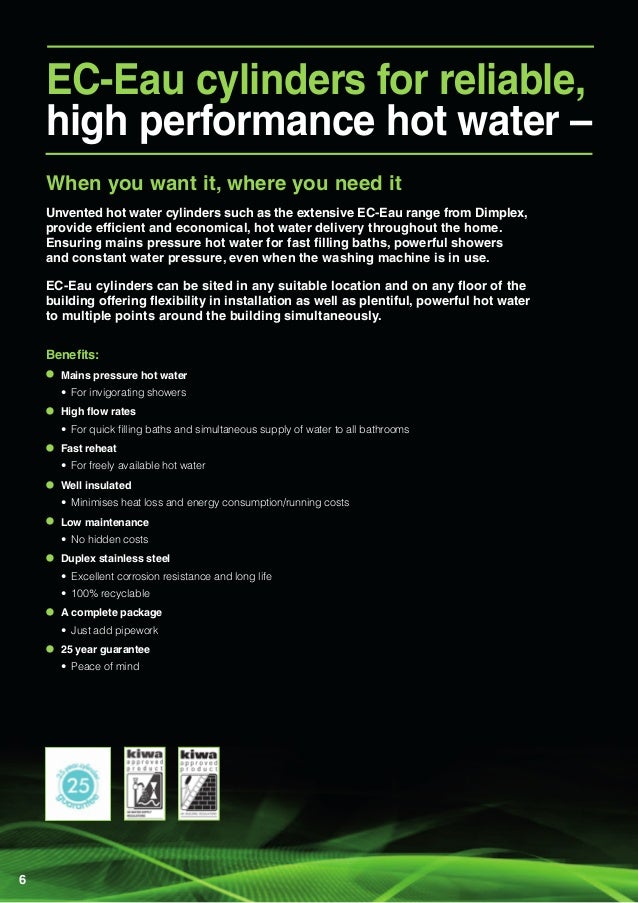 Ec Eau Cylinder Brochure
