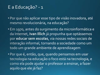 reformar ou transformar a educacao