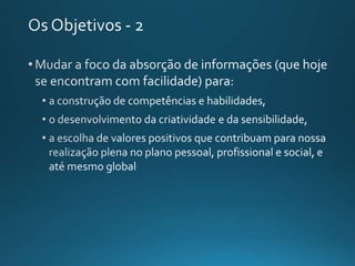 reformar ou transformar a educacao