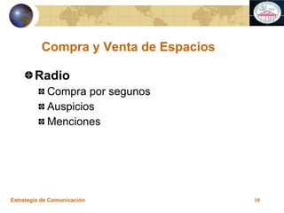 Compra y Venta de Espacios Radio Compra por segunos Auspicios Menciones 