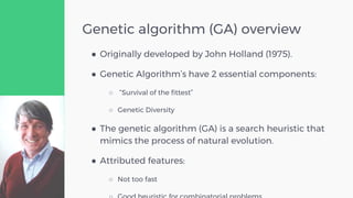 Evolutionary Computing - Genetic Algorithms - An Introduction | PPTX