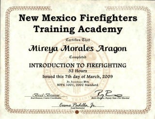 Intro to Firefighting