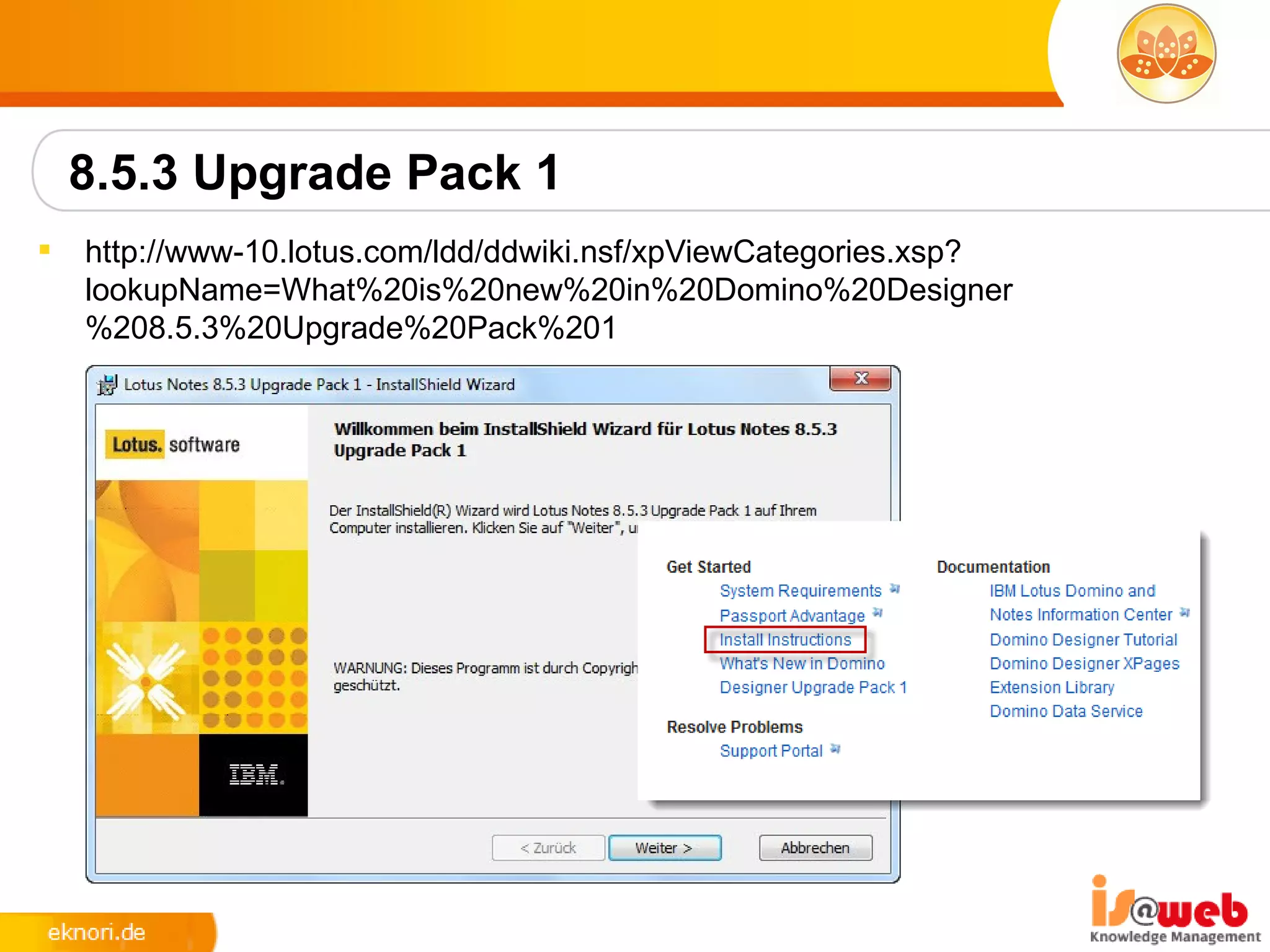 8.5.3 Upgrade Pack 1
   http://www-10.lotus.com/ldd/ddwiki.nsf/xpViewCategories.xsp?
    lookupName=What%20is%20new%20in%20Domino%20Designer
    %208.5.3%20Upgrade%20Pack%201
 