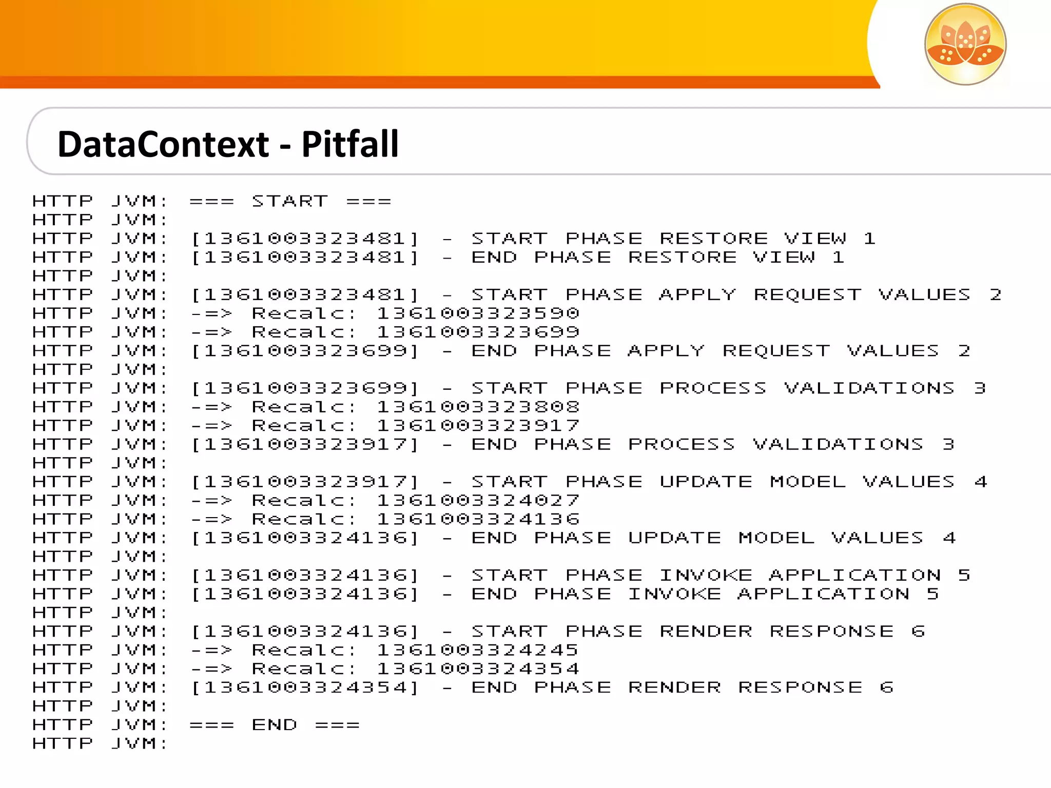 DataContext - Pitfall
 