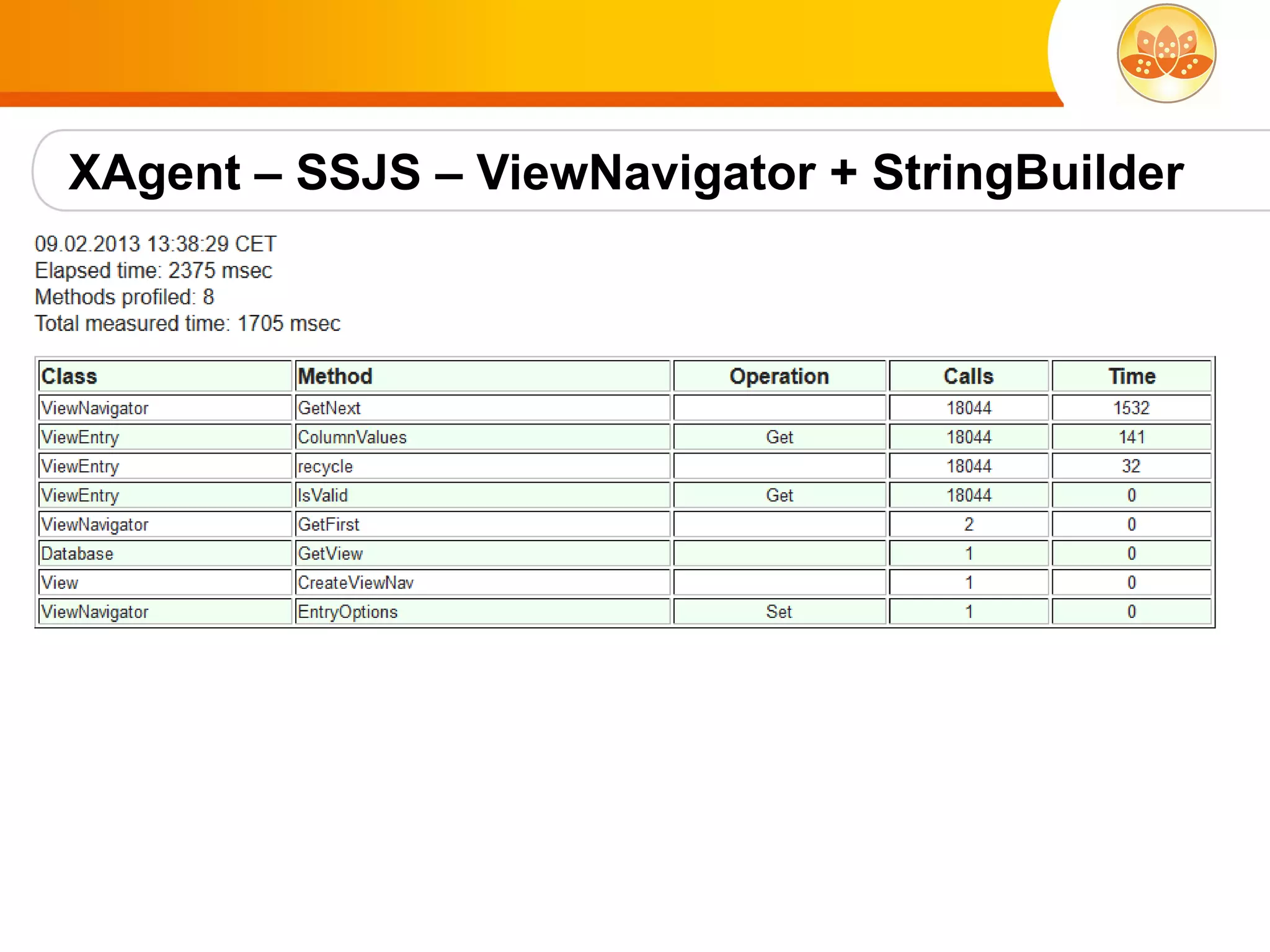XAgent – SSJS – ViewNavigator + StringBuilder
 