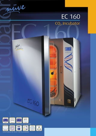 EC 160, incubator CO2 by Nuve