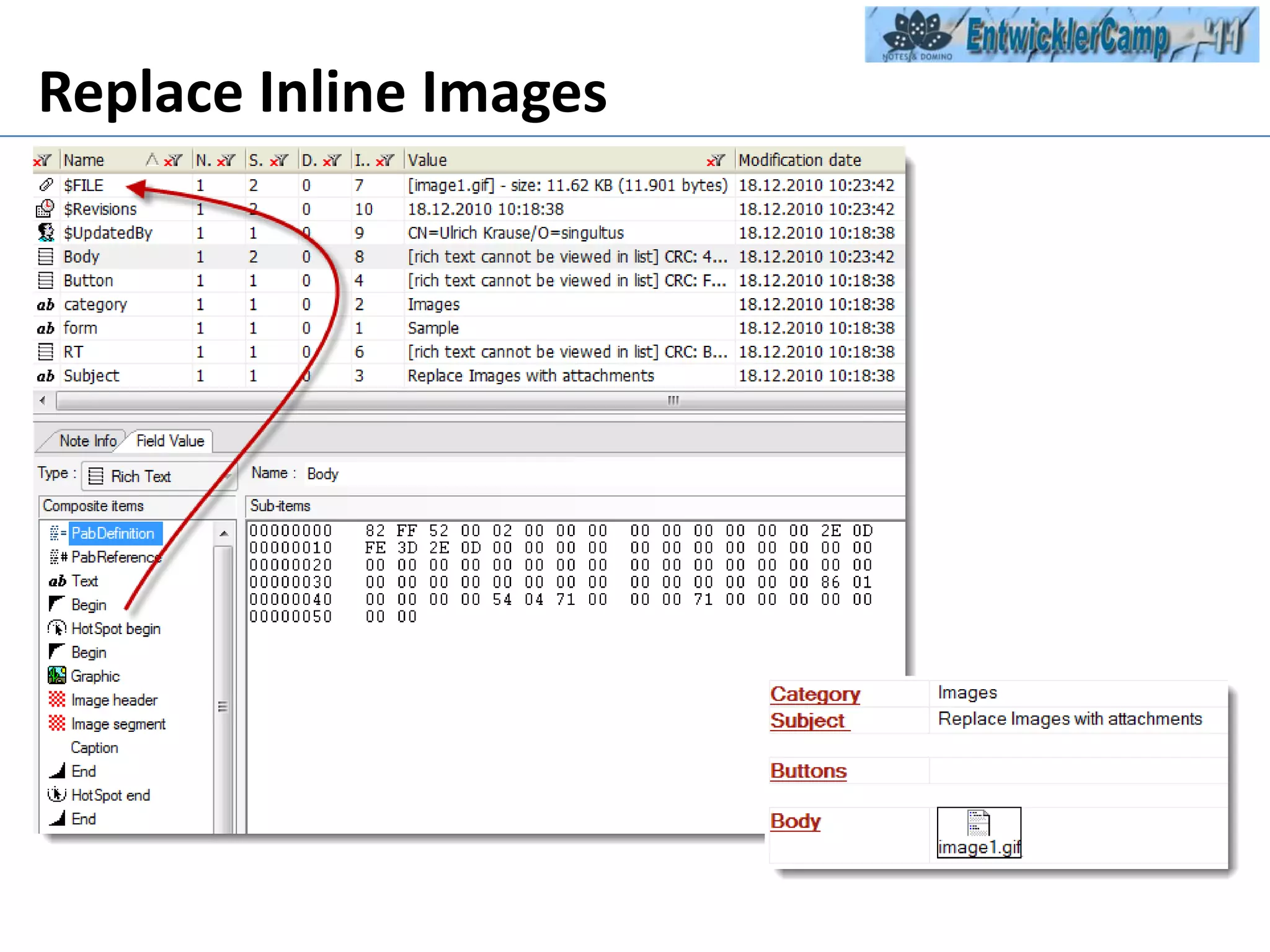 ReplaceInline Images