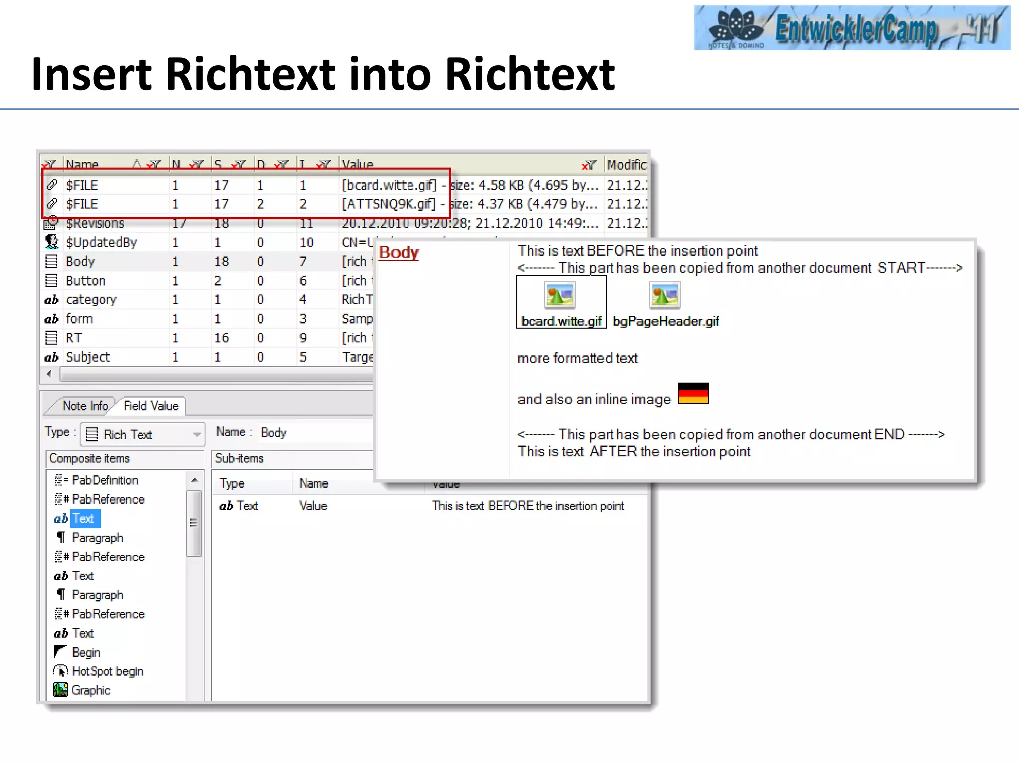 Insert RichtextintoRichtext