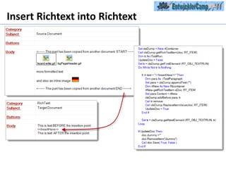 Insert RichtextintoRichtext