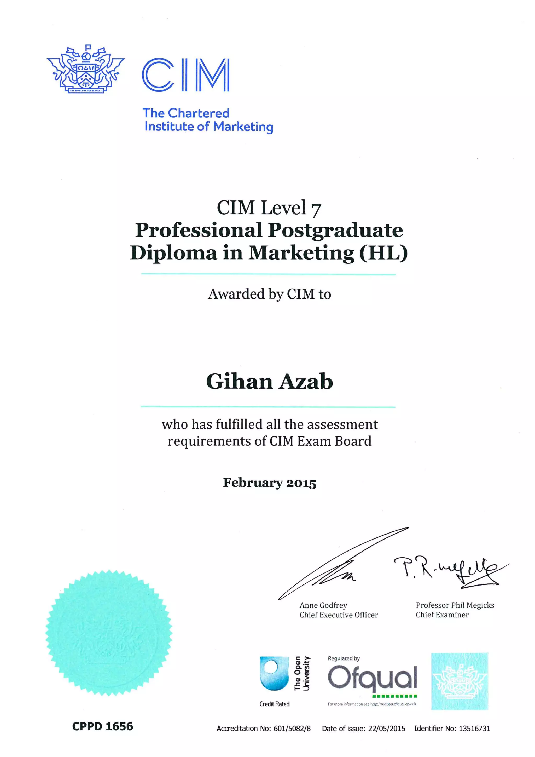 CIM Post Grad Dip PDF