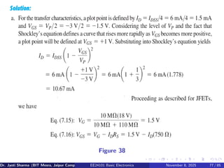 Figure 38
Dr. Jyoti Sharma (BIT Mesra, Jaipur Campus) EE24101 Basic Electronics November 8, 2025 77 / 85
 