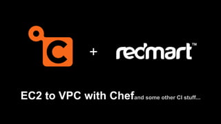 EC2 to VPC with Chefand some other CI stuff...
+
 