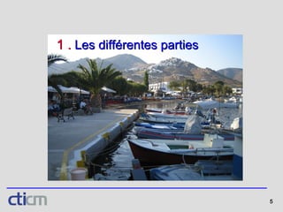 5 
1 . 1 . Les diff Les diffé érentes parties rentes parties
 