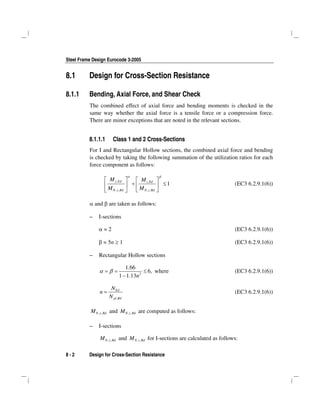 EC3 MANUAL FOR SAP2000 | PDF