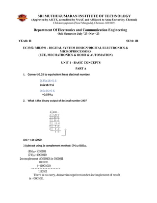 EC3352-Digital-Systems-Design-Lecture-Notes | DOCX