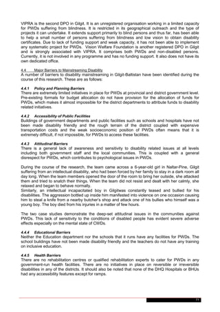 Manifested Disability Situation-Analysis-of-PWD-in-Gilgit-Baltistan-2014 | PDF