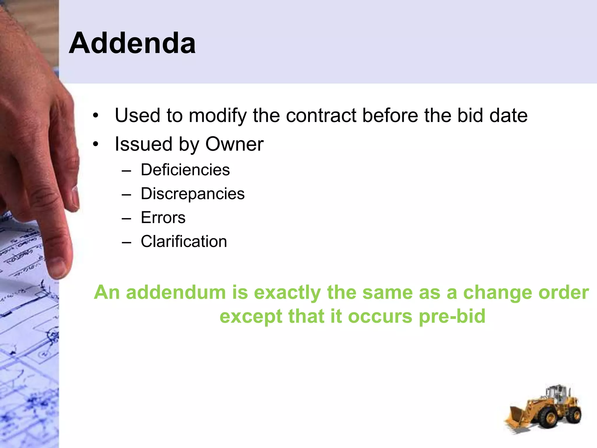 Construction Documents | PPTX