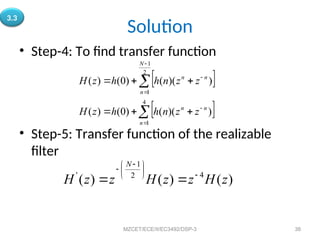 EC3492 digital signal processing - DSP - Unit 3.ppt