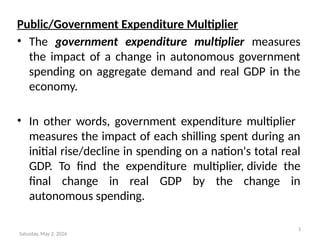 Comprehensive Analysis of Government Expenditure and Economic Impact | PPTX
