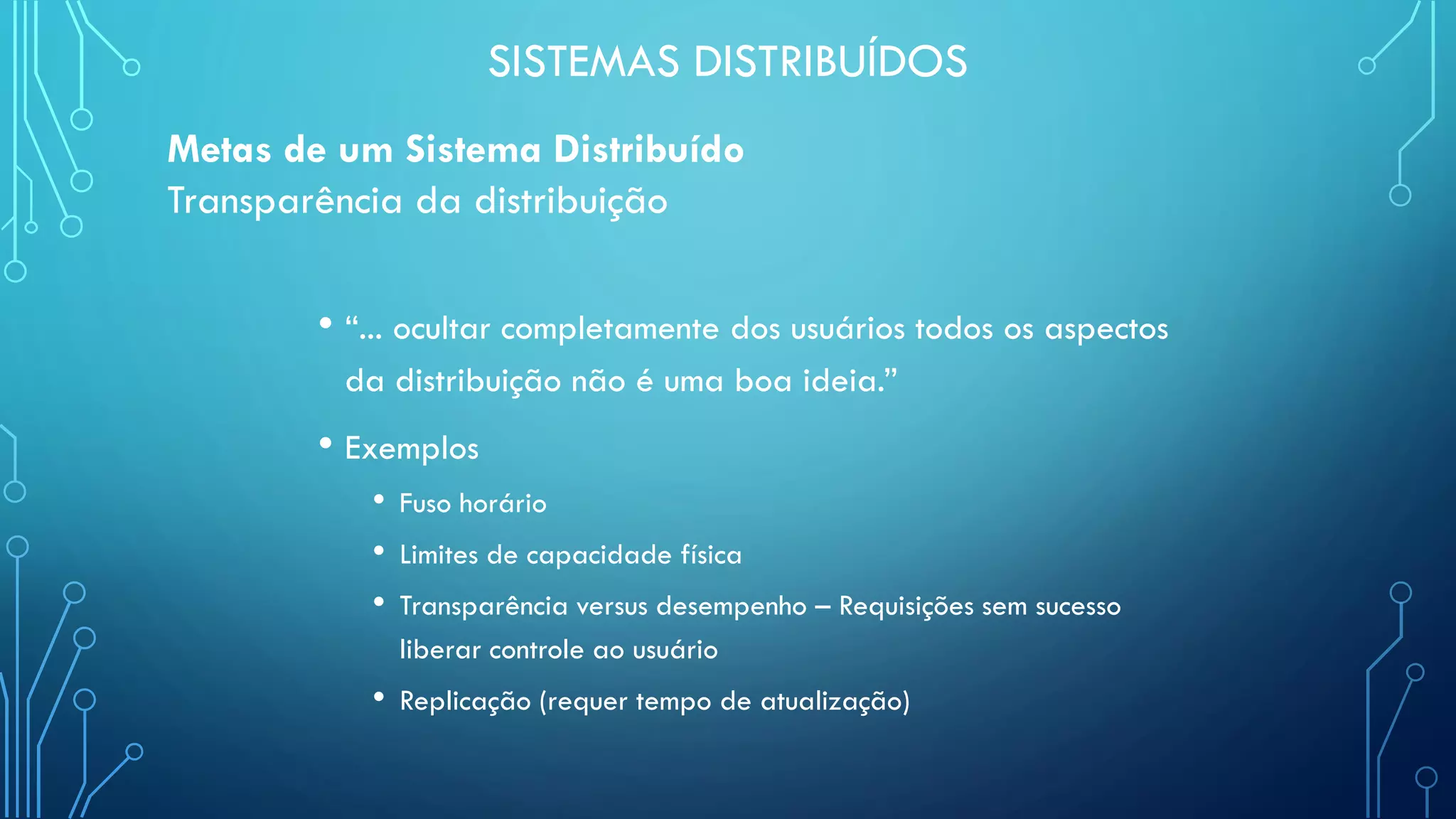 Sistemas Distribuídos - Aula 1