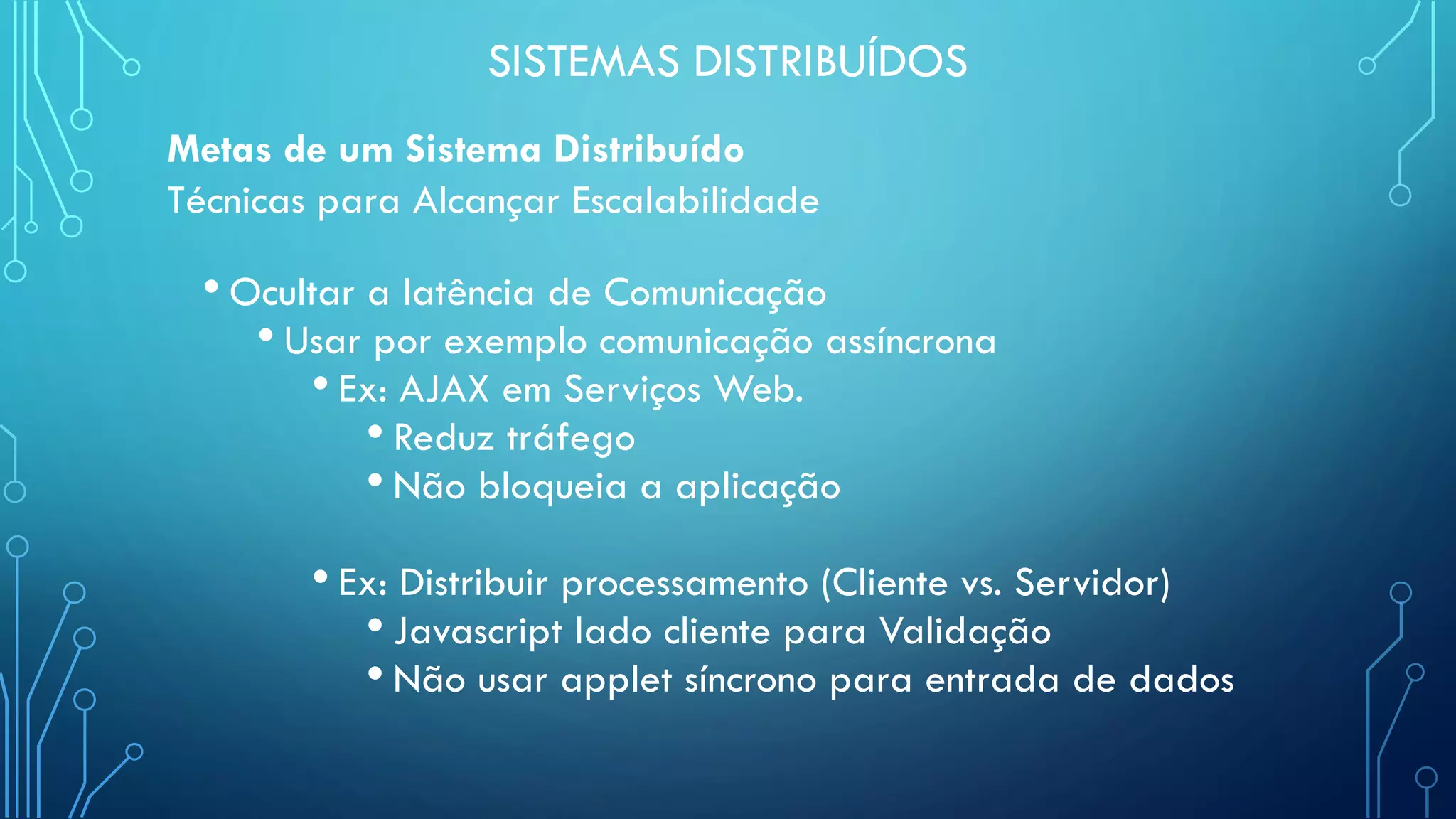 Sistemas Distribuídos - Aula 1