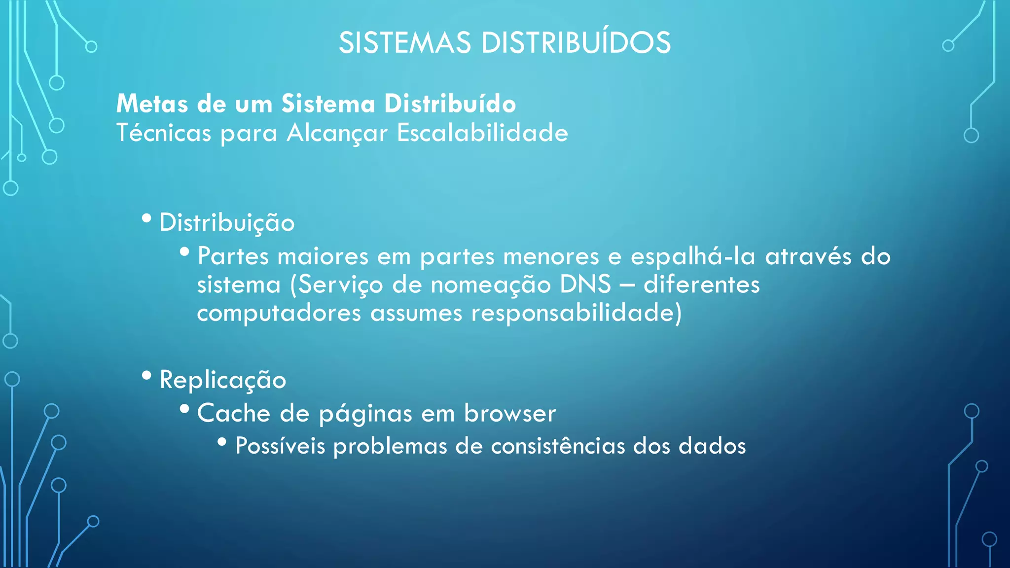 Sistemas Distribuídos - Aula 1