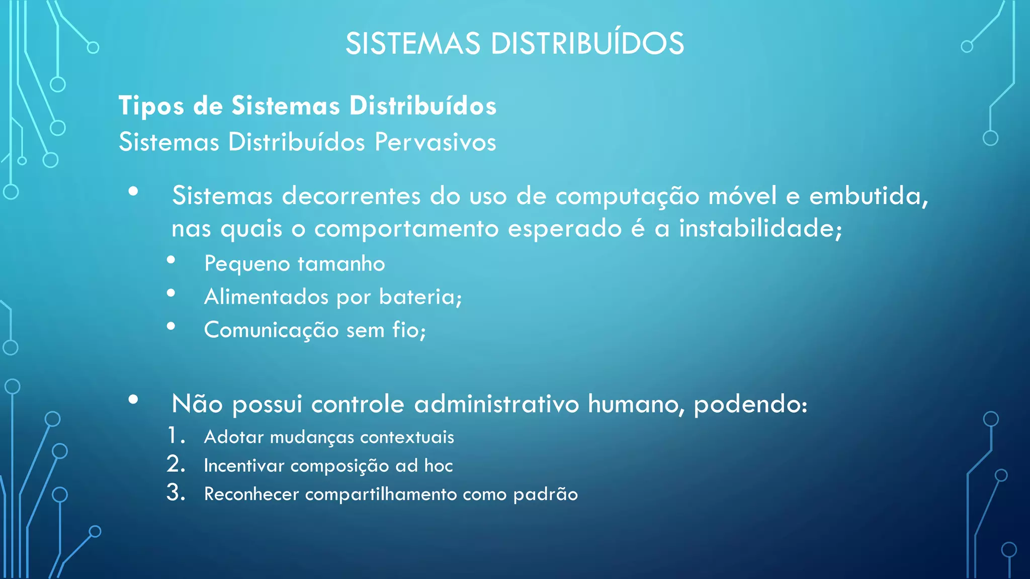 Sistemas Distribuídos - Aula 1