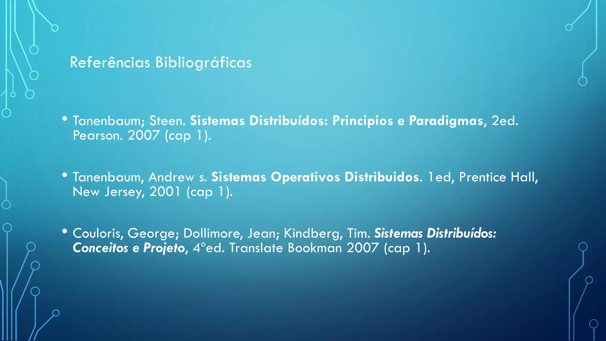 Sistemas Distribuídos - Aula 1