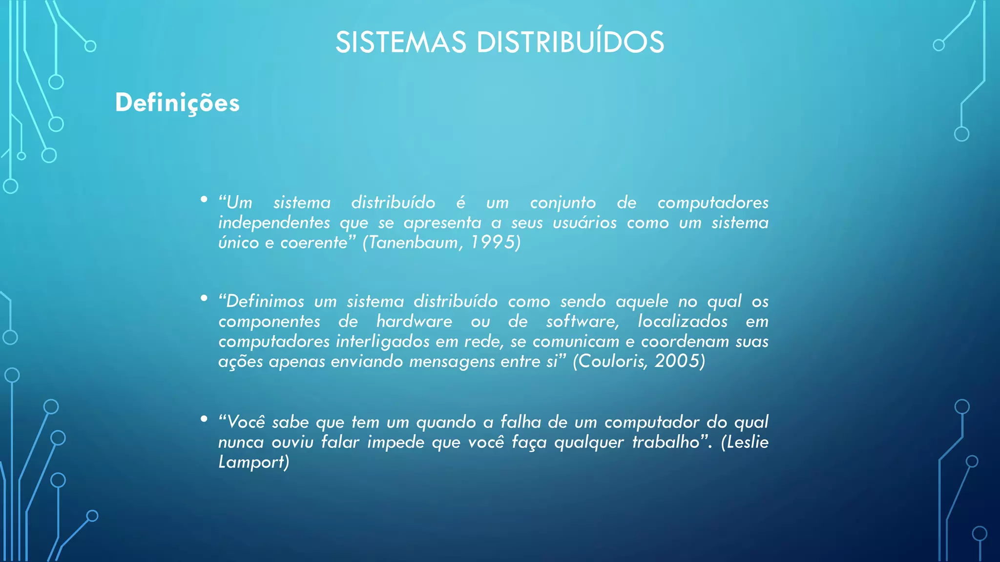 Sistemas Distribuídos - Aula 1