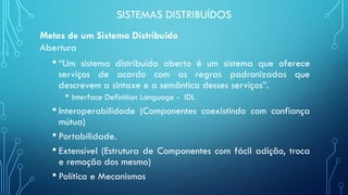 Sistemas Distribuídos - Aula 1