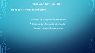 Sistemas Distribuídos - Aula 1
