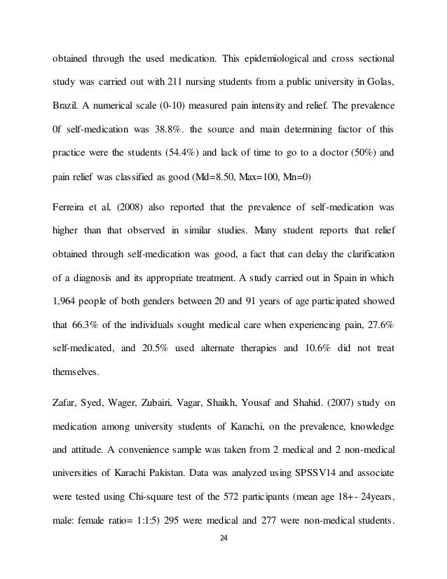 perception and practice of self medication among student of yaba coll doctors prescription sample
