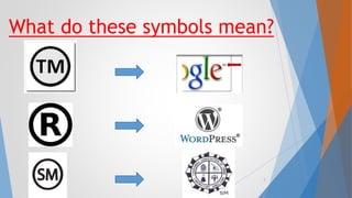 What do these symbols mean?
3
 