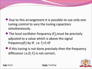 Tracking in receivers | PPT