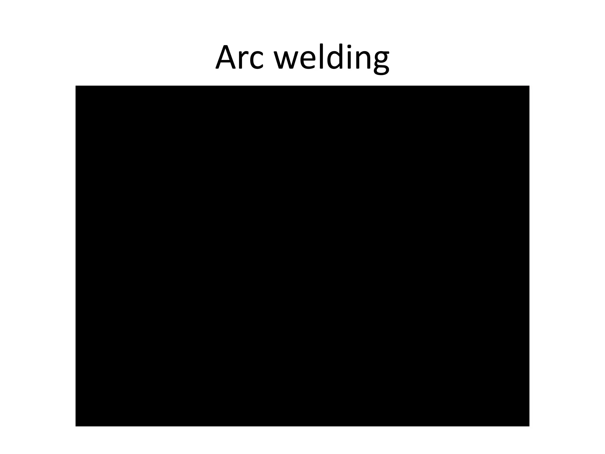 Arc welding
 