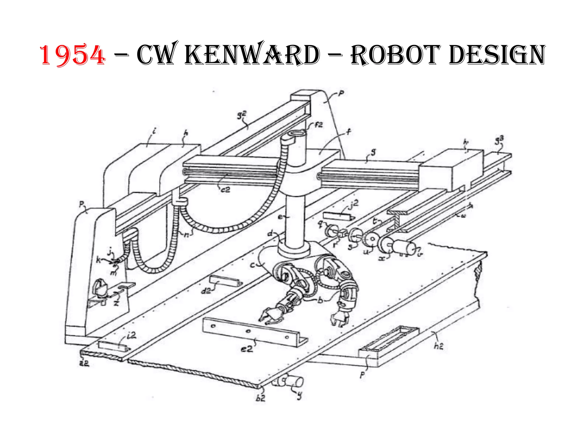 1954 – cw kenward – robot design
 