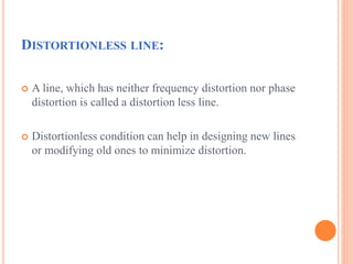 EC6503 TLWG - Waveform Distortion | PPTX